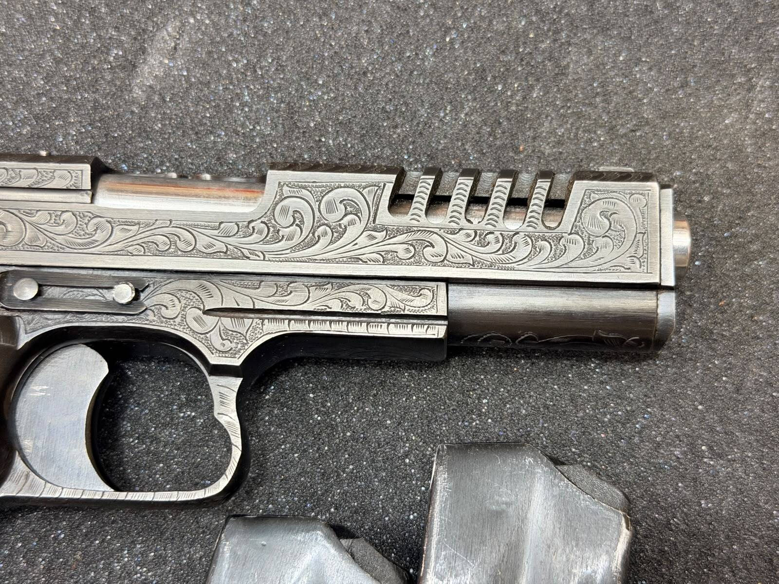 Custom Engraved 14 Shot 30 Bore with original Barrel - Image 7